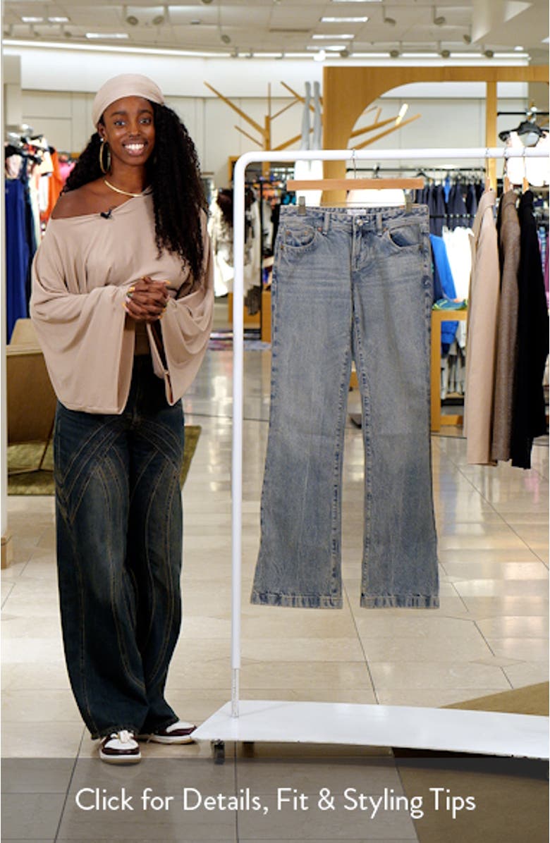 Jade Low Rise Bootcut Jeans, sales video thumbnail