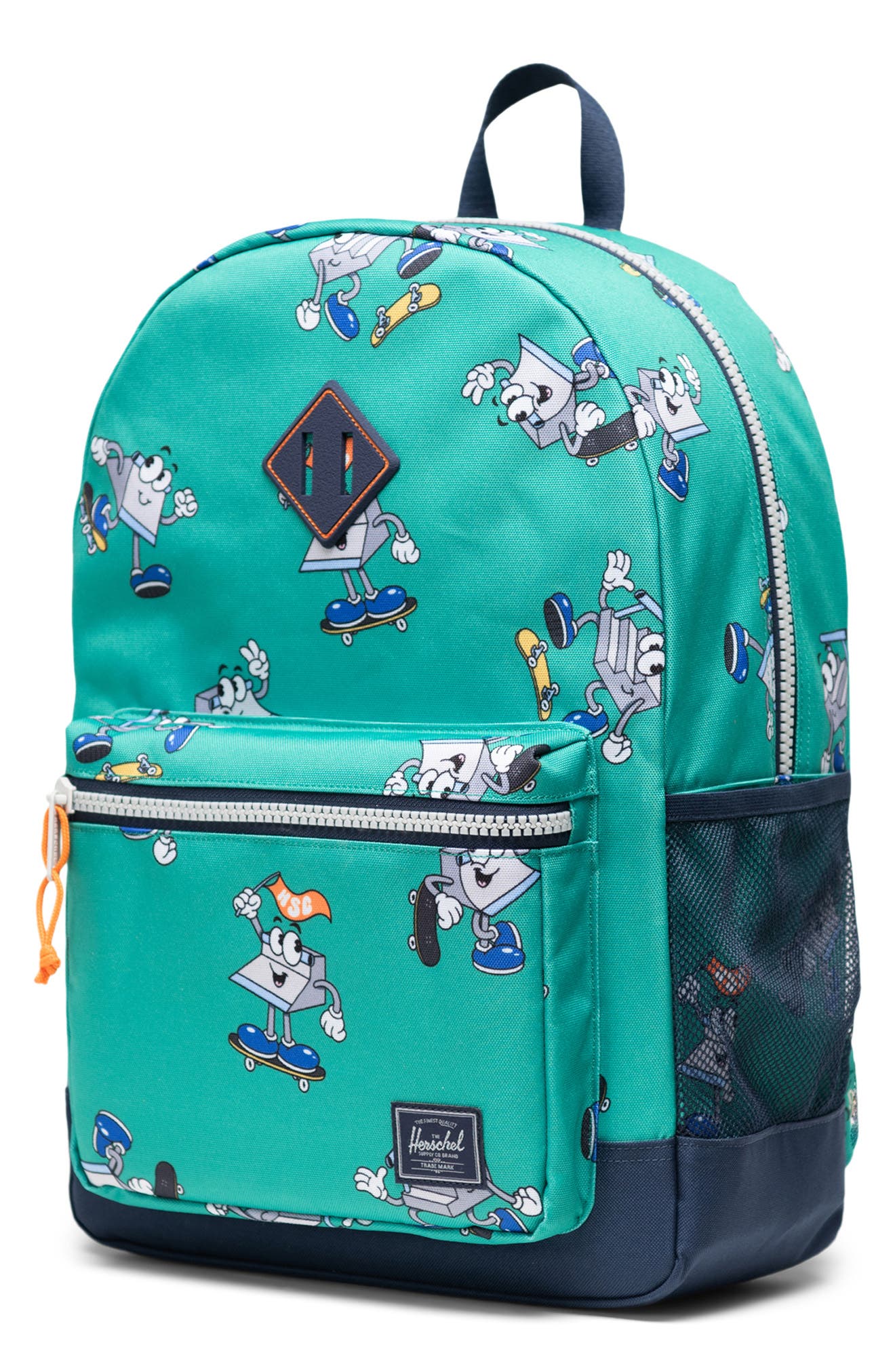 Kids' Heritage Youth Backpack, Alternate, color, SKATEBOARDS