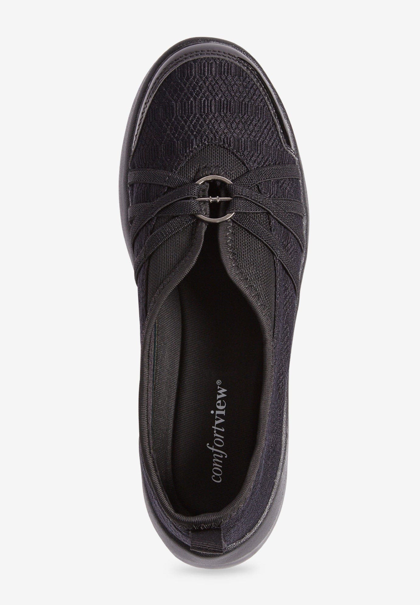 Comfortview CV Sport Greer Slip On Sneaker, Alternate, color, Black