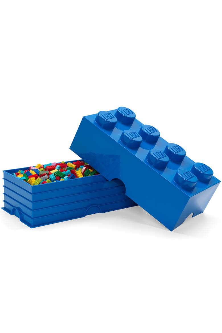 Storage Brick 8 Bright Blue, Alternate, color, Blue