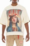 Cult of Individuality Poor Social Skills Oversize Graphic T-Shirt