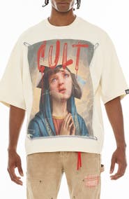 Cult of Individuality Poor Social Skills Oversize Graphic T-Shirt