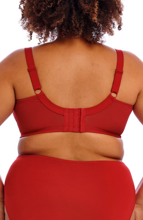 Goddess Verity Banded Full Coverage Bra In Red