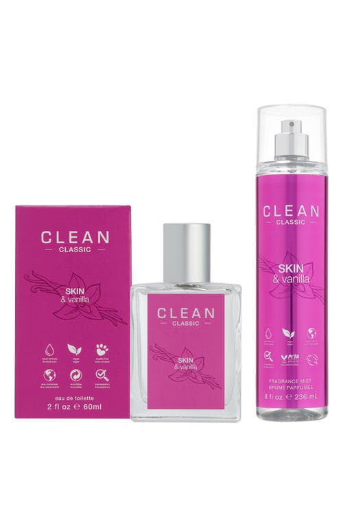 Clean Classic Skin & Vanilla Fragrance Set In Transparent