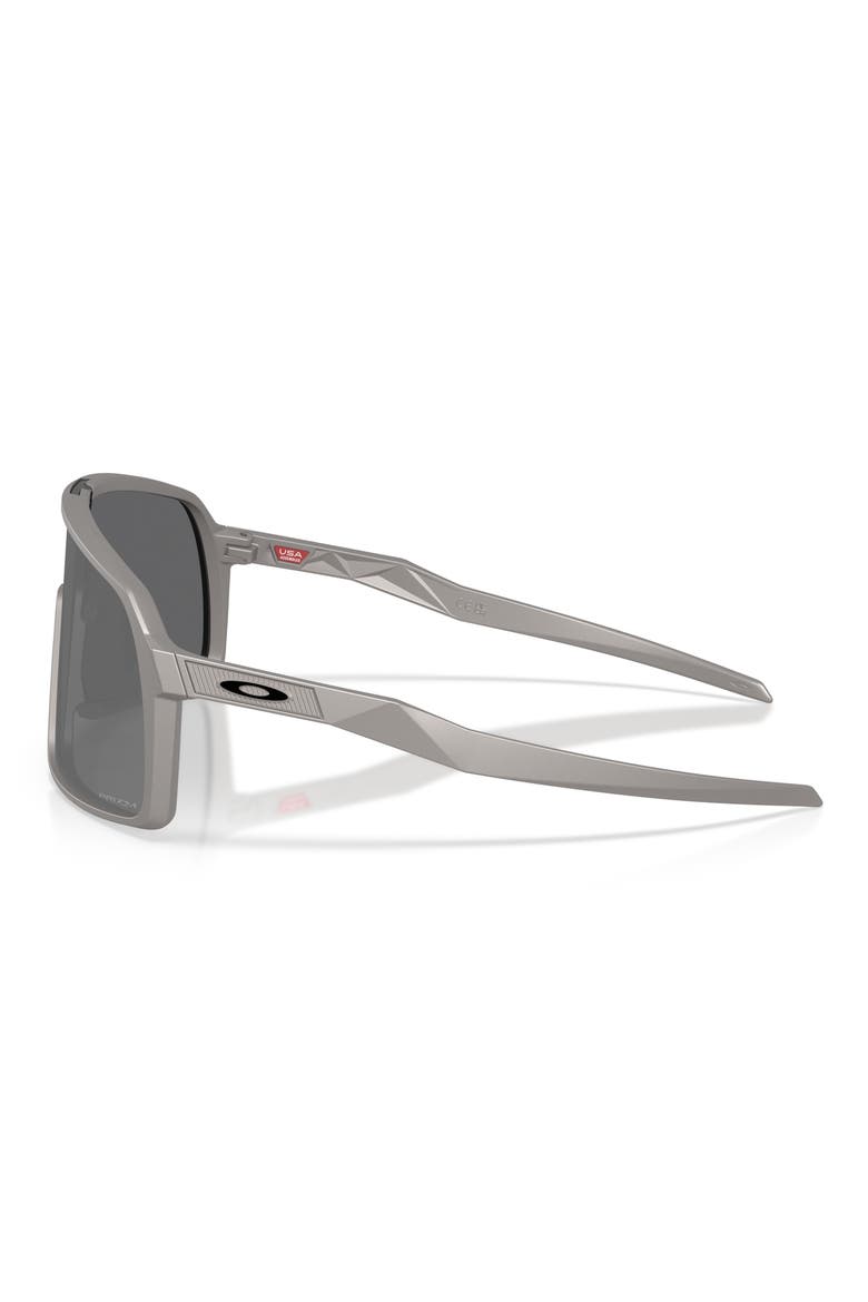 Sutro 37mm Rectangle Shield Sunglasses, Alternate, color, TITANIUM / PRIZM BLACK