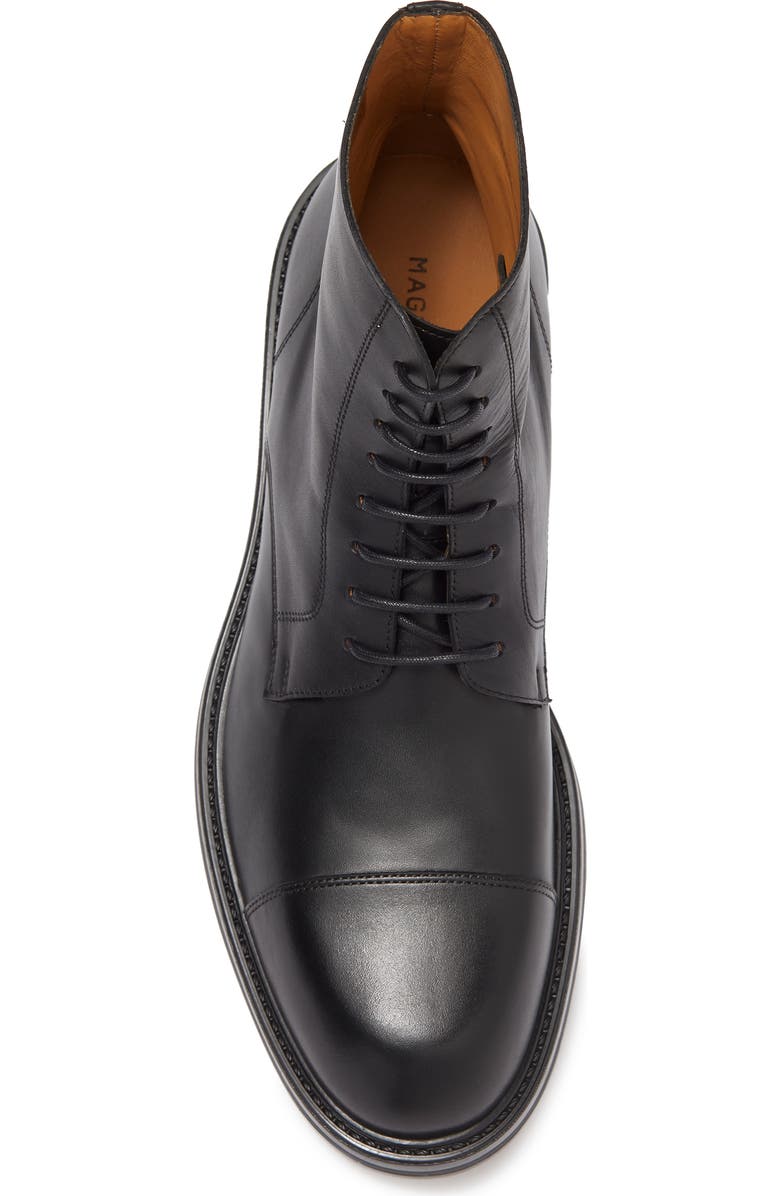 Magnanni Polar Leather Boot, Alternate, color, Black