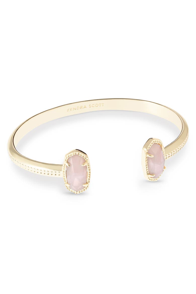 Elton Station Cuff Bracelet, Alternate, color, ROSE QUARTZ