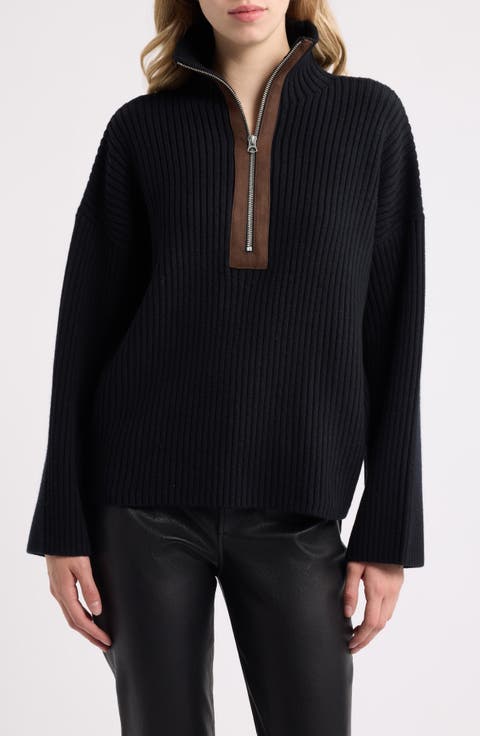 Sigrid Half-Zip Wool Sweater