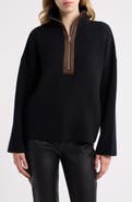 rag & bone Sigrid Half-Zip Wool Sweater