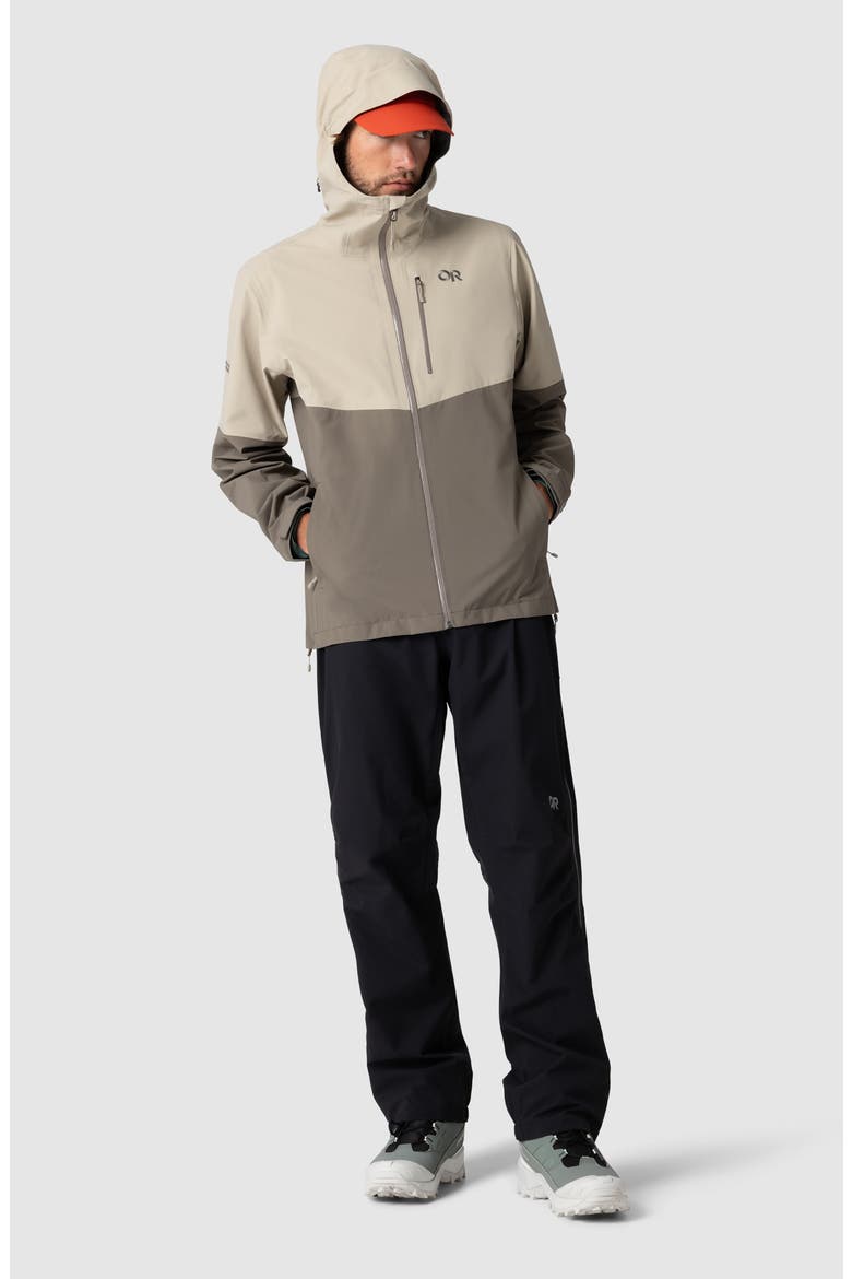 Foray 3L Waterproof Jacket, Alternate, color, PRO KHAKI/ GRAVEL