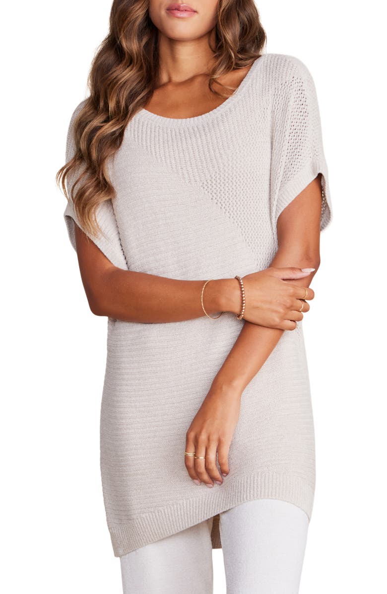 Barefoot Dreams<sup>®</sup> Mix Stitch Dolman Lounge Sweater, Main, color, 