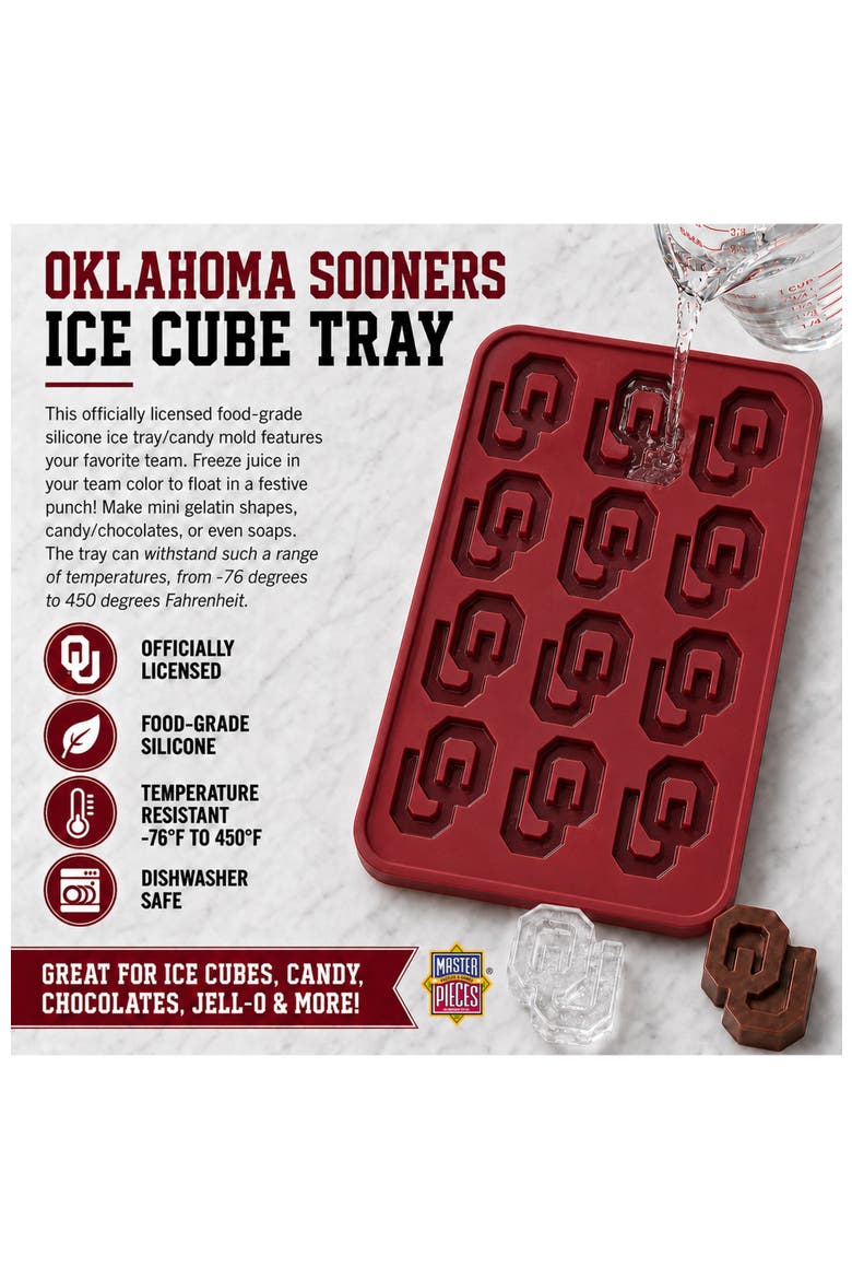 Oklahoma Sooners Ice Cube Tray, Alternate, color, Multicolor