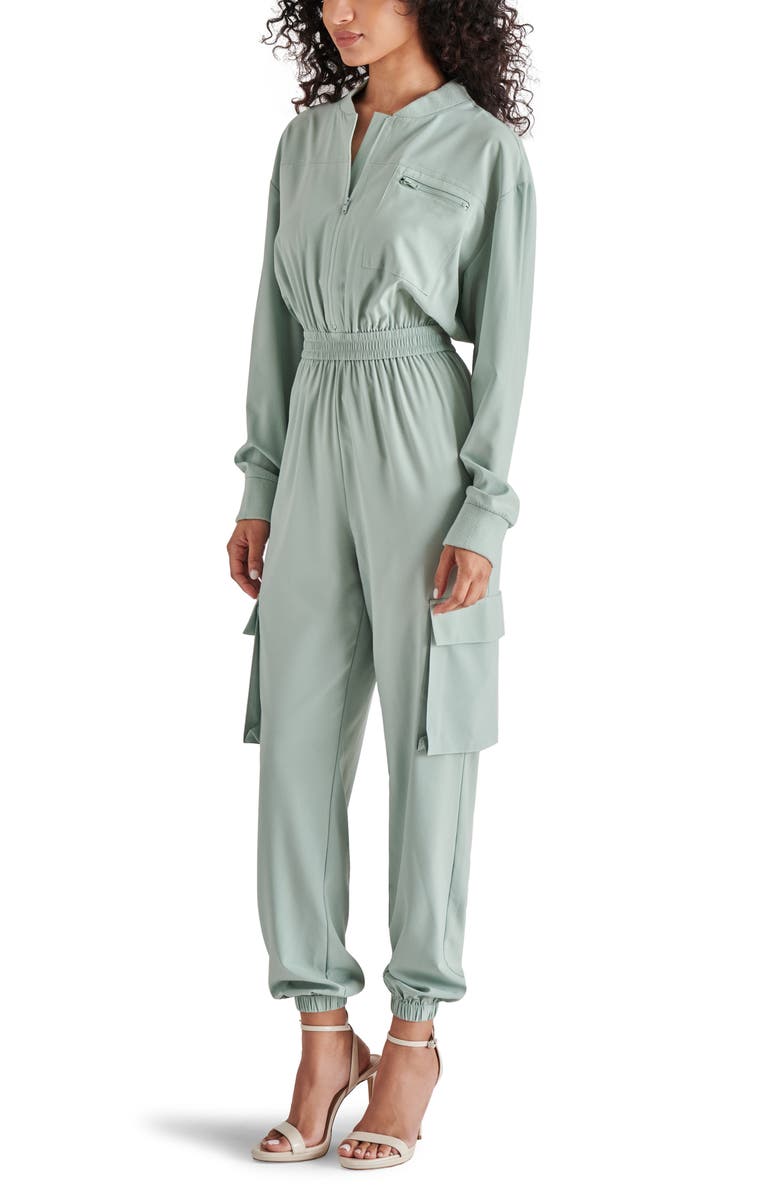 Steve Madden Alena Long Sleeve Jumpsuit, Alternate, color, 