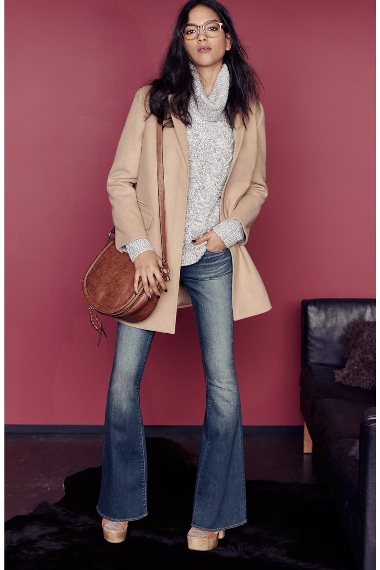 'Faith' Flare Jeans, Alternate, color, BOSTON