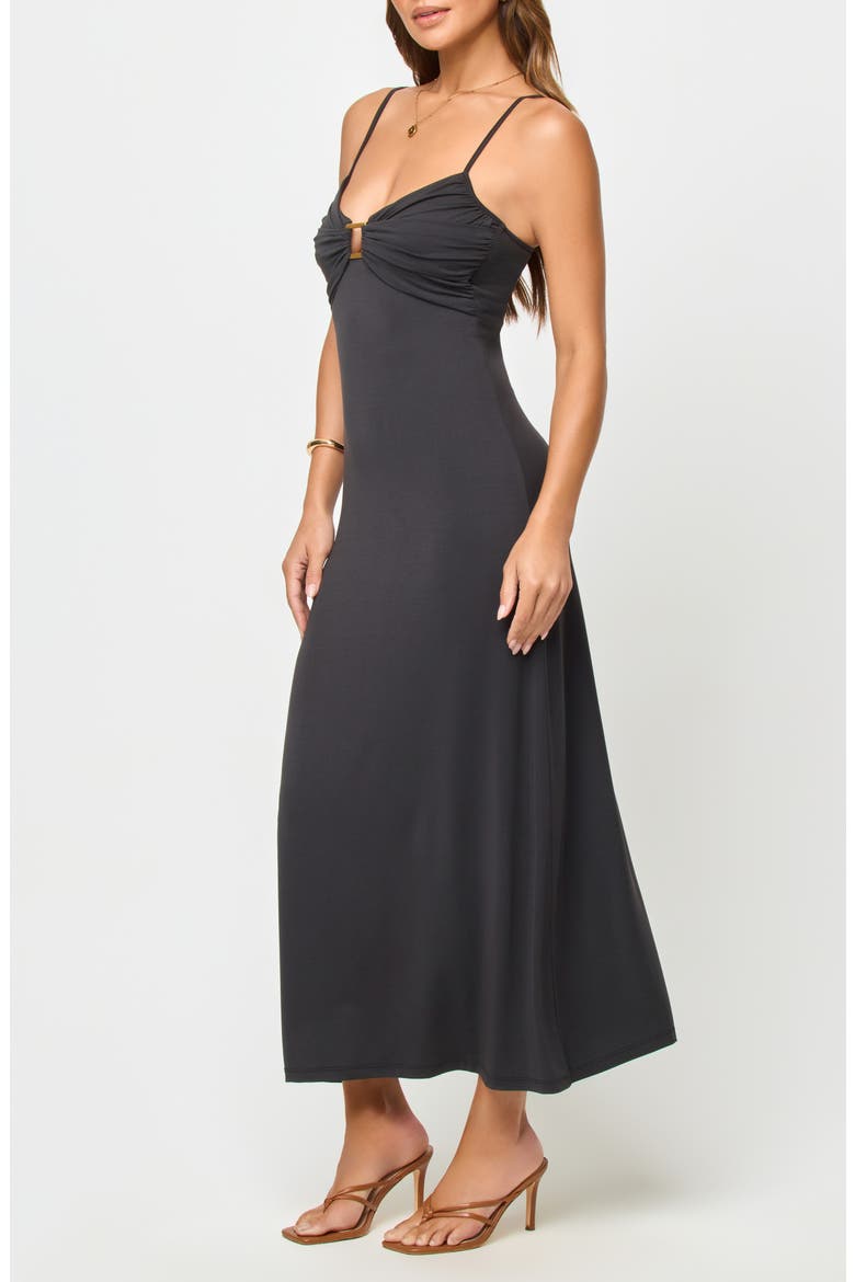 Freya Cover-Up Maxi Dress, Alternate, color, BLACK