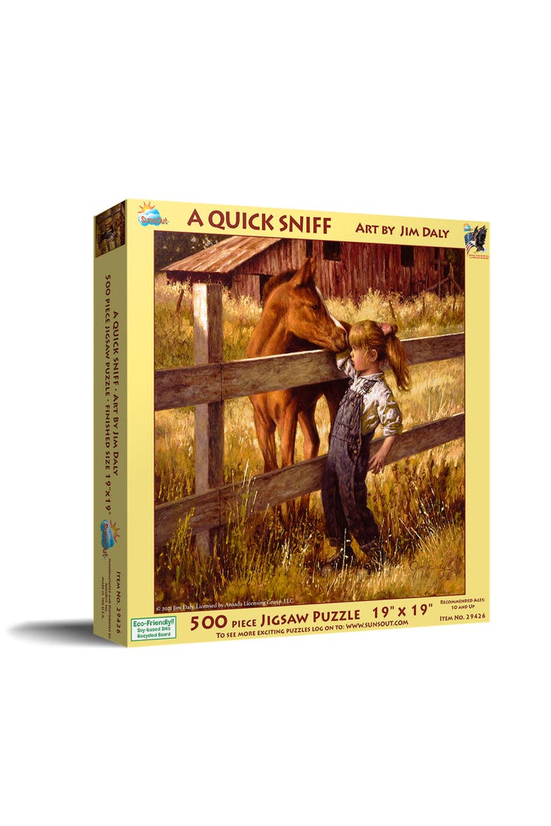 A Quick Sniff 500 piece Jigsaw Puzzle for Adults, Main, color, Multicolor