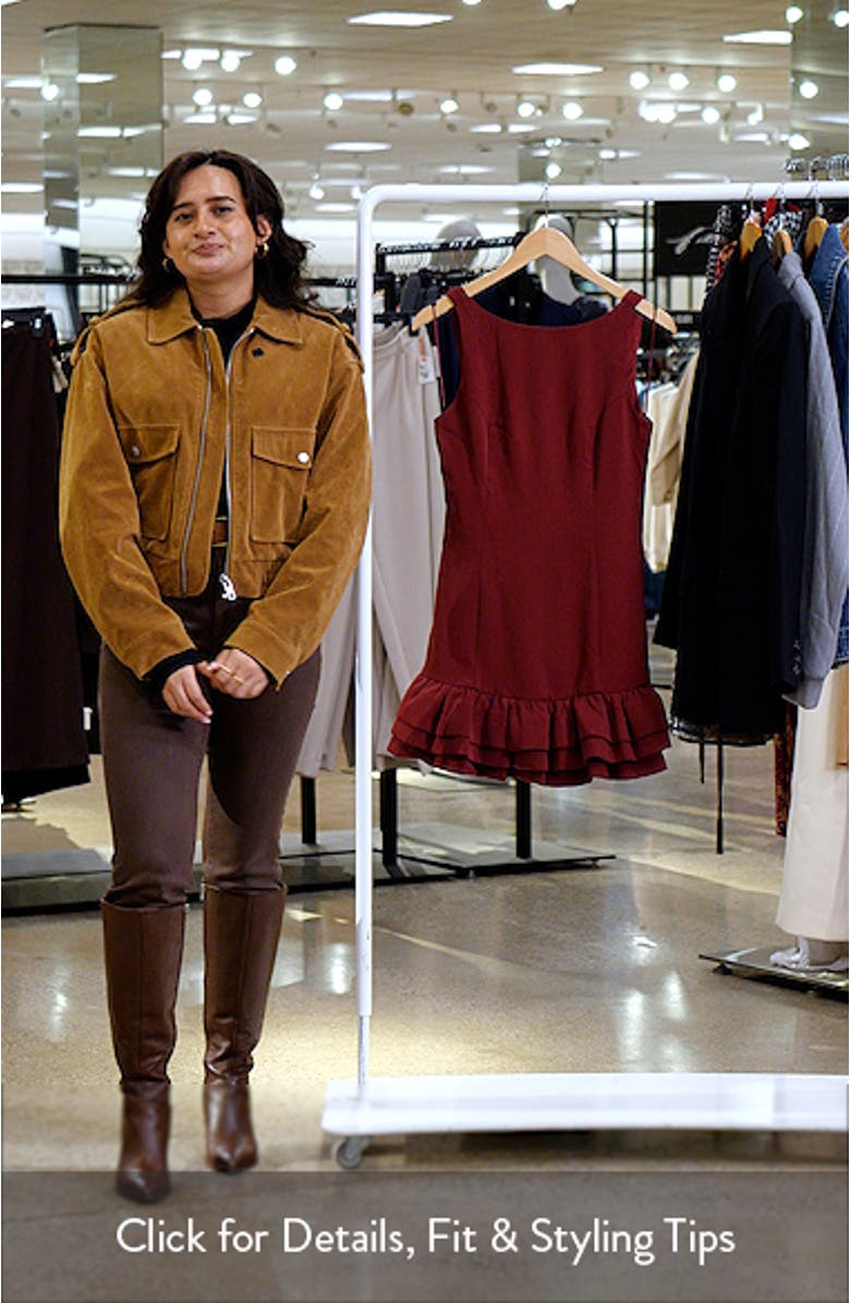 Elexis Bubble Hem Minidress, sales video thumbnail