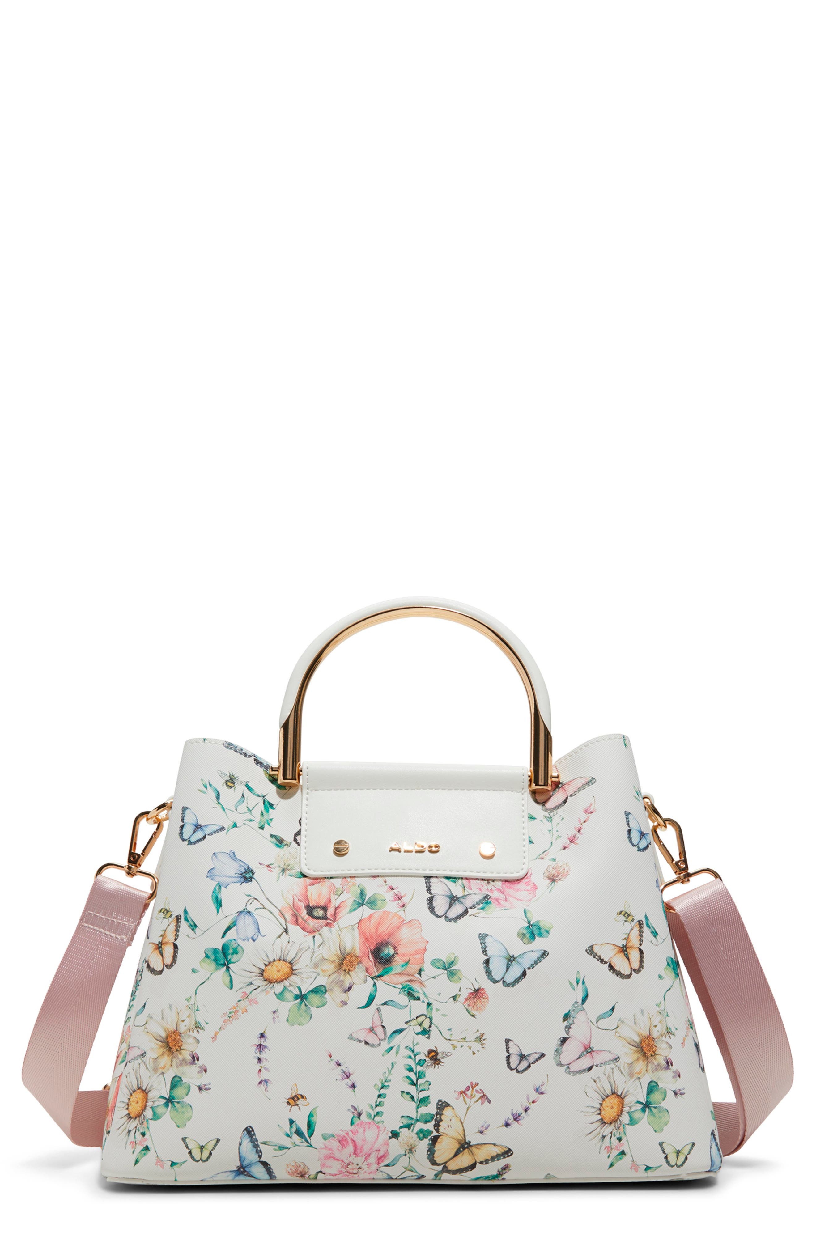 ALDO Sloana Faux Leather Satchel Bag, Main, color, 