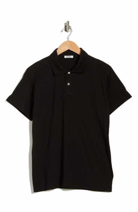BUCK MASON Solid Cotton & Cashmere Polo