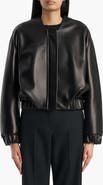 Khaite Cordan Lambskin Leather Jacket