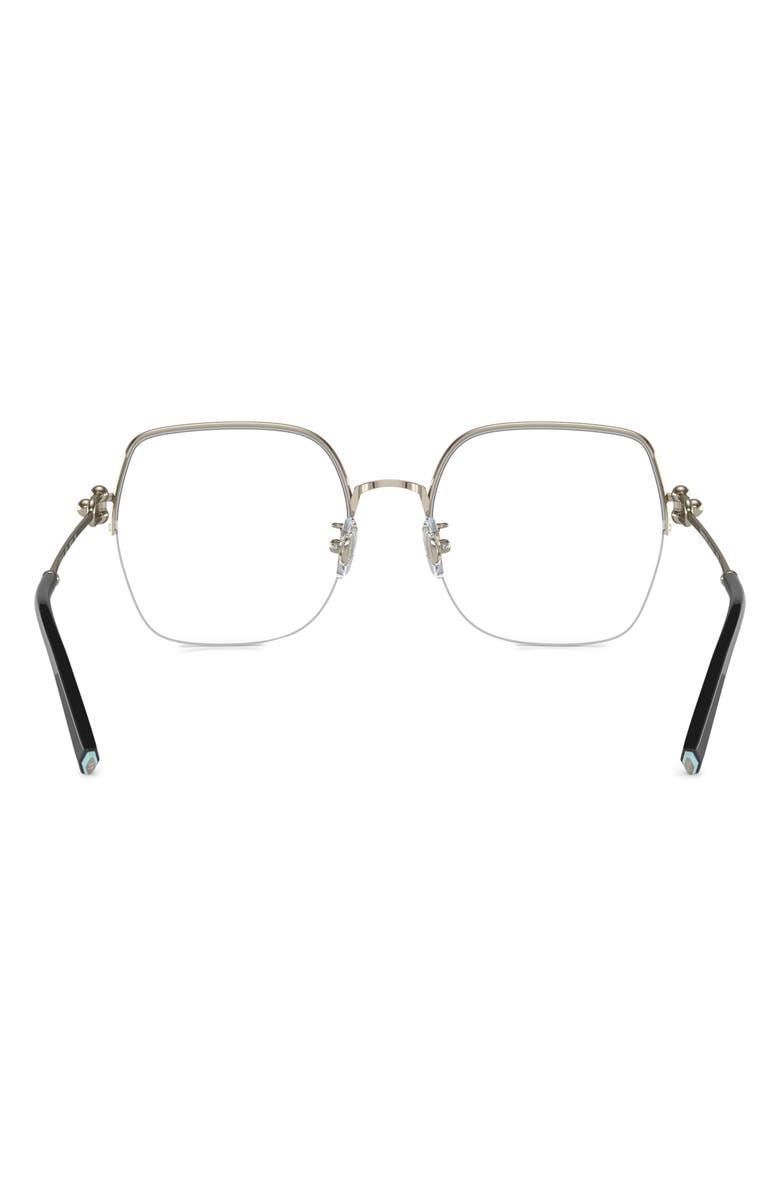Tiffany & Co. 56mm Square Optical Glasses, Alternate, color, Pale Gold