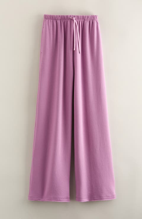 Kids' Step Up Wide Leg Fleece Pants (Big Kid)