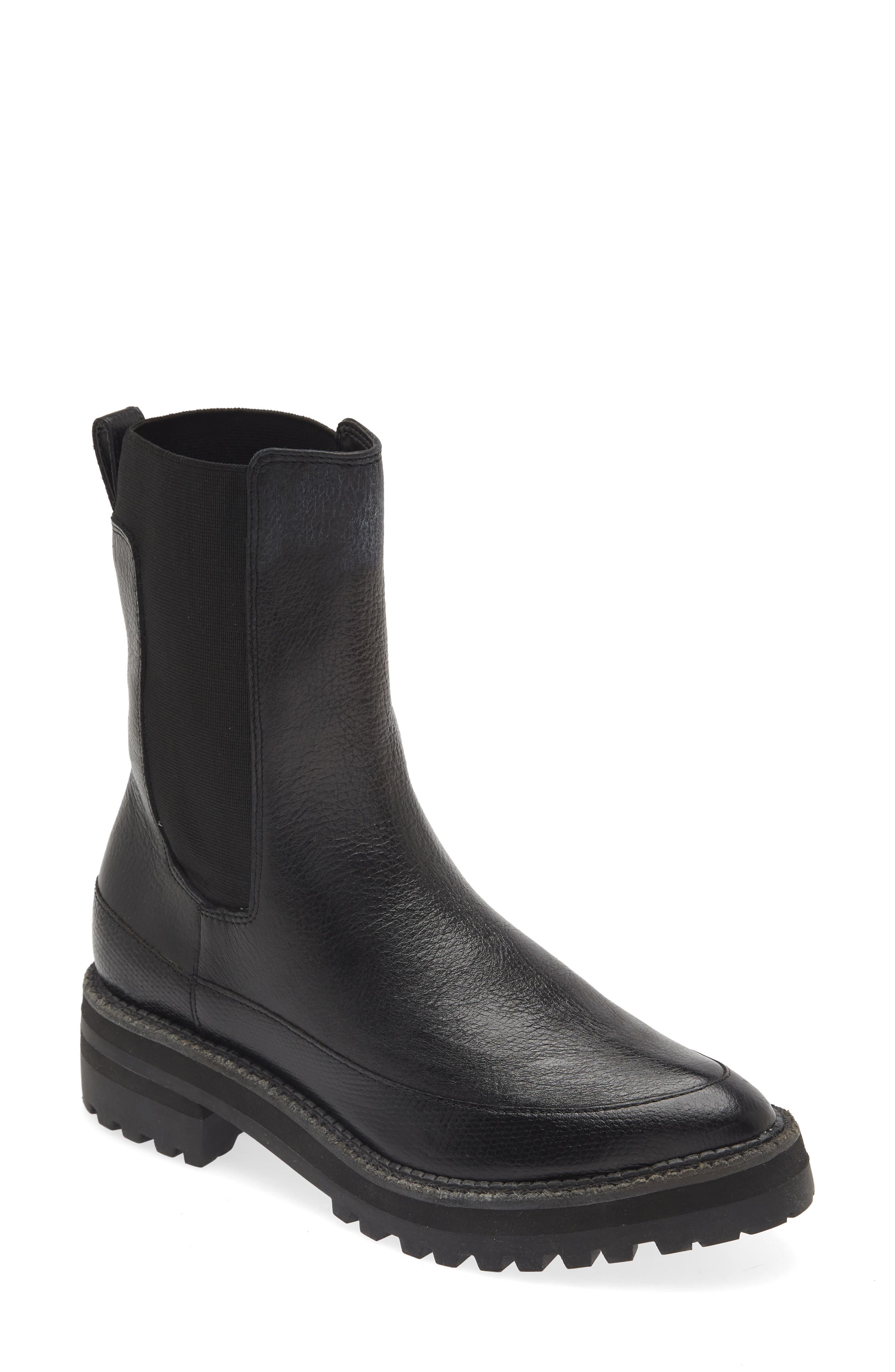 Kaanas Belgrade Lug Sole Chelsea Boot, Main, color, 
