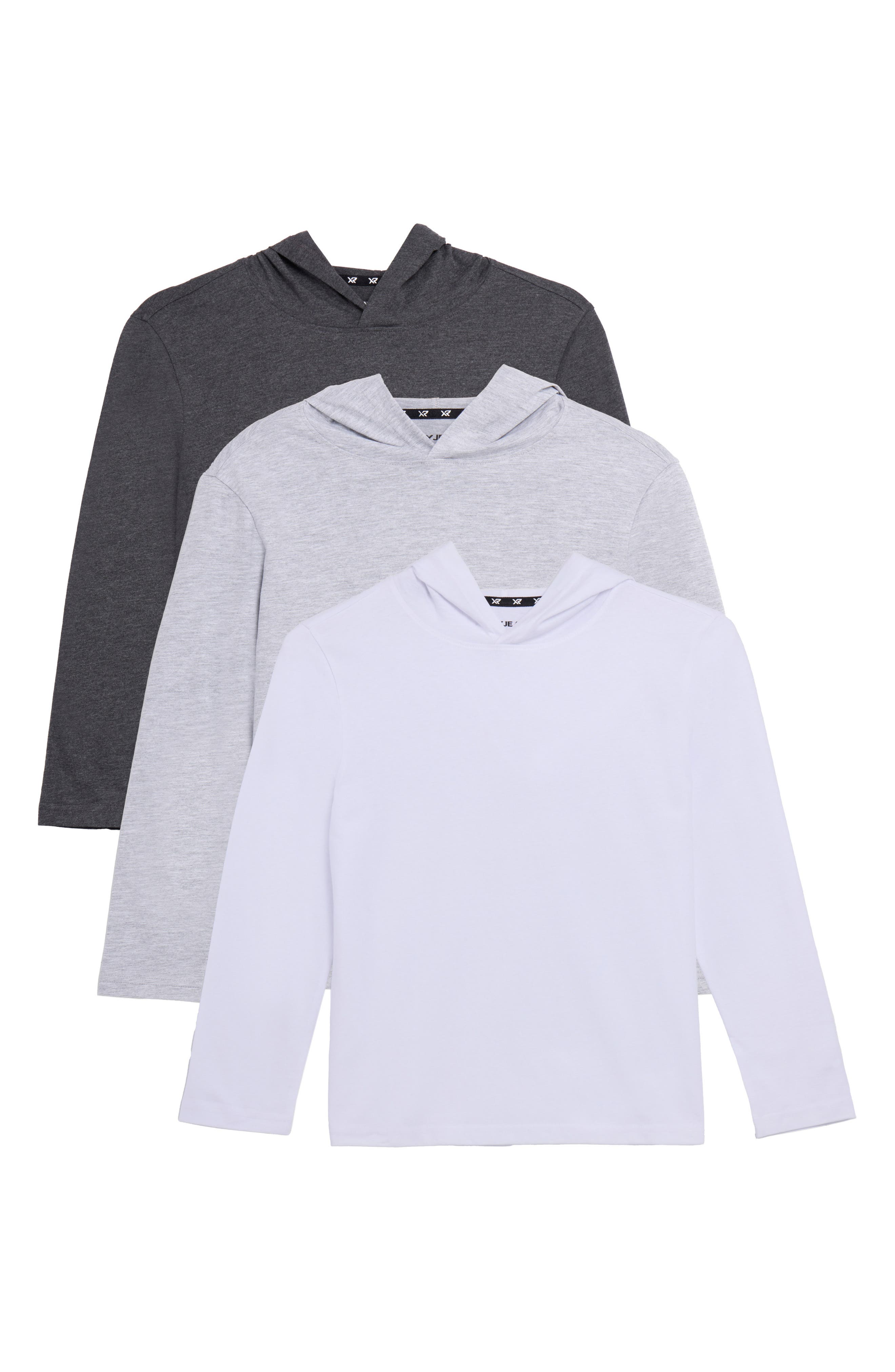 GREY/ LIGHT HEATHER GREY/WHITE