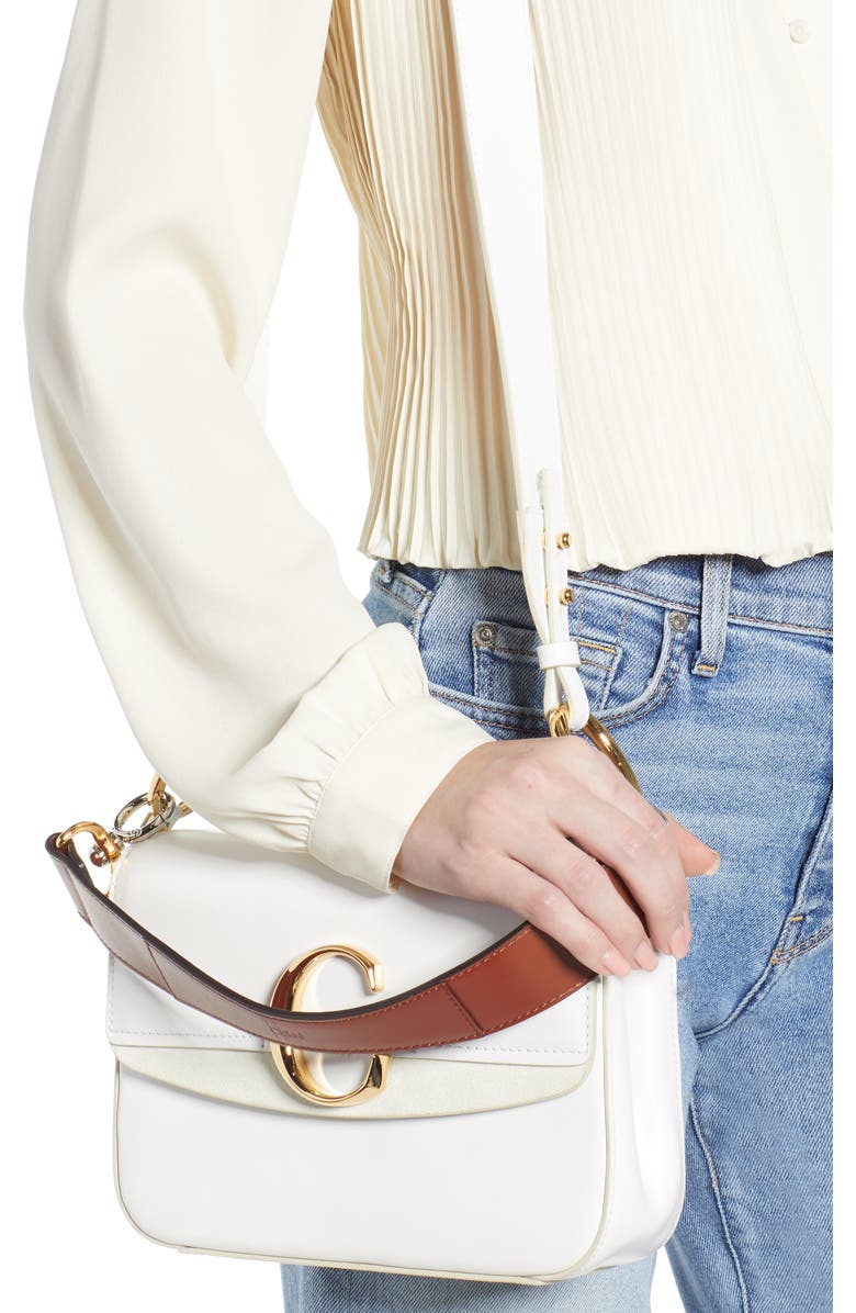 Chloé Leather Shoulder Bag, Alternate, color,