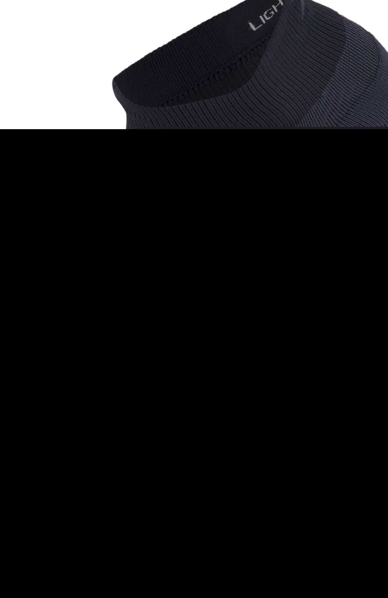 2XU Vectr Light Cushion 1/4 Crew, Alternate, color, Black/Titanium