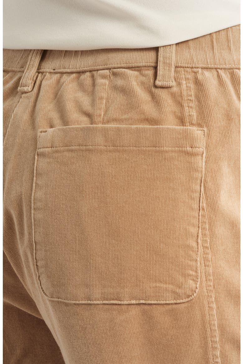 Ankle Lantern Corduroy Pants, Alternate, color, BISCUIT