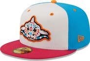 New Era Men's New Era White/Coral Pescados de Carolina Copa De La Diversion 59FIFTY Fitted Hat