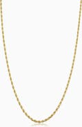 Oradina Men's Titan Rope Chain in 14K Gold
