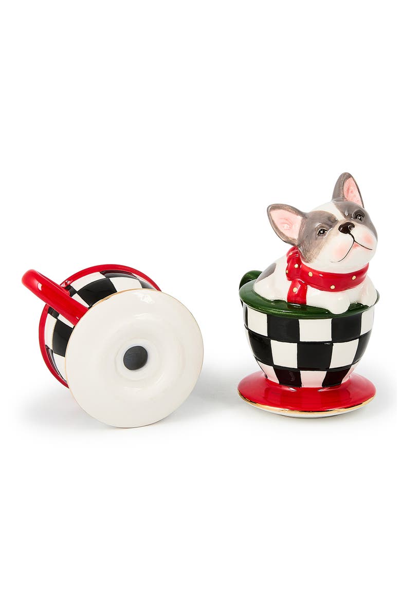 Check It Out French Bulldog Salt & Pepper Shakers, Alternate, color, MULTI