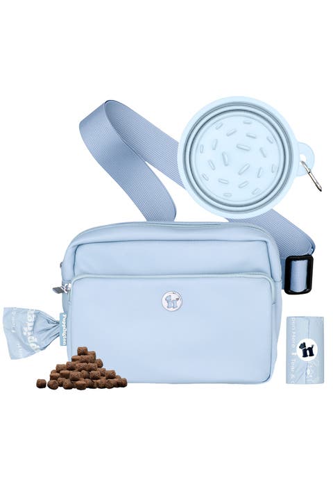 3-in-1 Dog Walking Bag with Waste Bags plus Travel Bowl