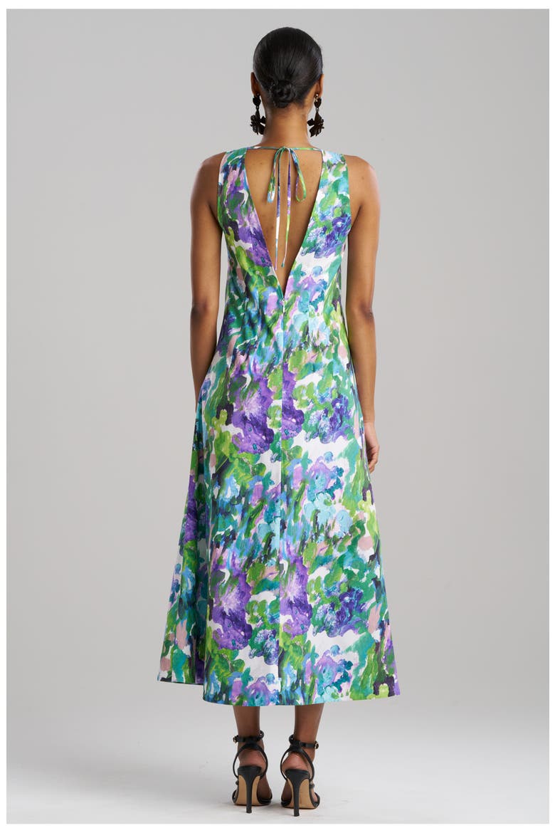 AYAME V- neck Maxi Dress, Alternate, color, MULTI