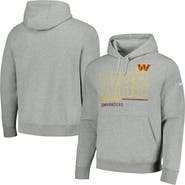 Nike Men's Nike Heather Gray Washington Commanders City Code Club Fleece Pullover Hoodie