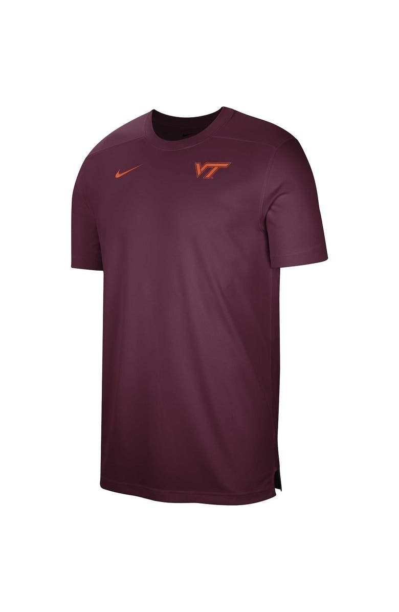 Nike Men's Nike  Maroon Virginia Tech Hokies Sideline Coaches Performance Top, Alternate, color, 