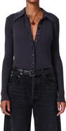 Citizens of Humanity Gila Rib Knit Button-Up Shirt