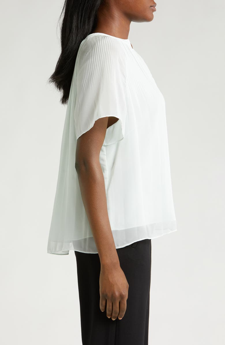 Halogen<sup>®</sup> Release Pleat Blouse, Alternate, color, Fresh Mint