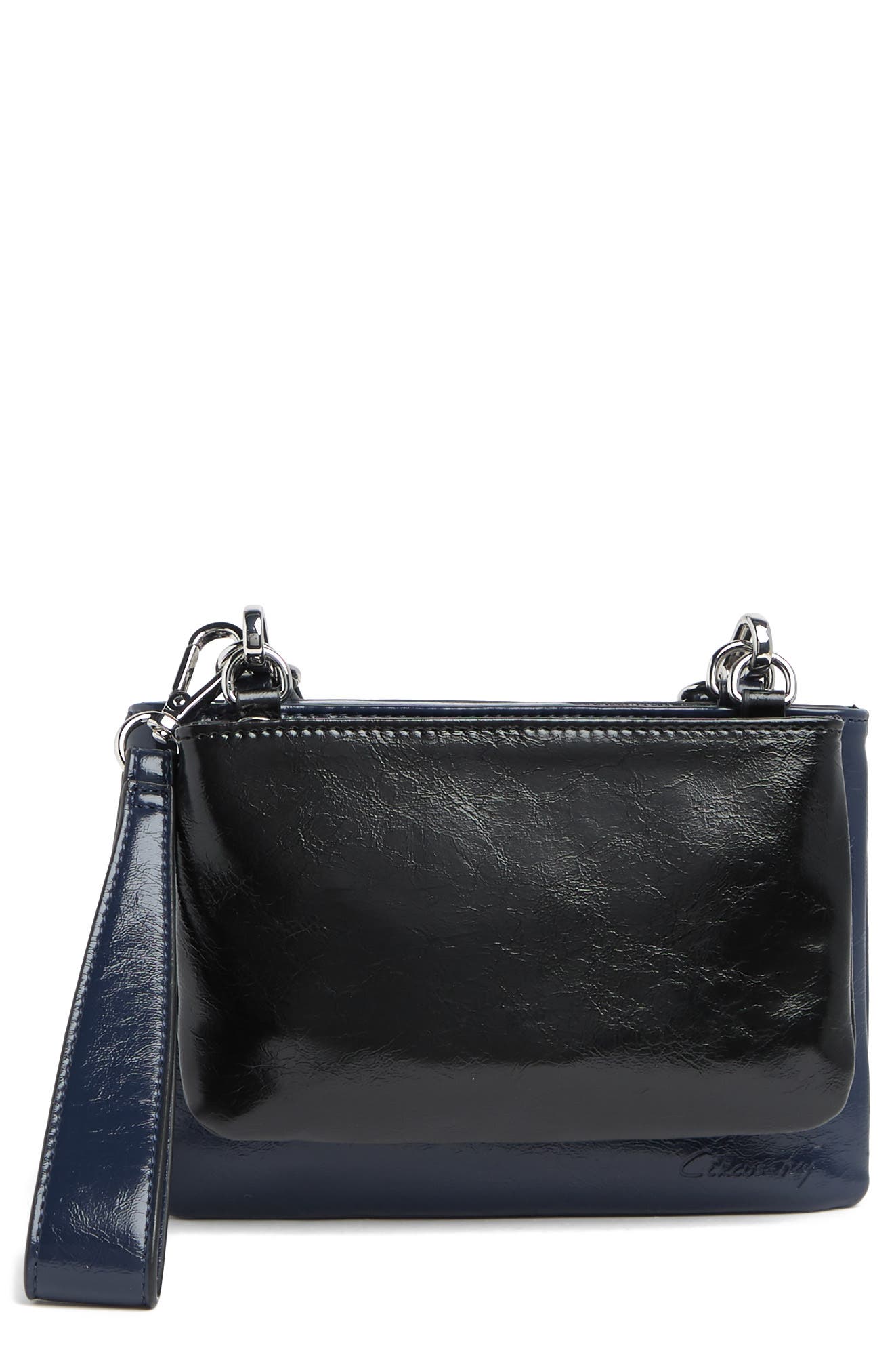 CIRCUS BY SAM EDELMAN Malibu Convertible Wristlet, Main, color, BALTIC NAVY