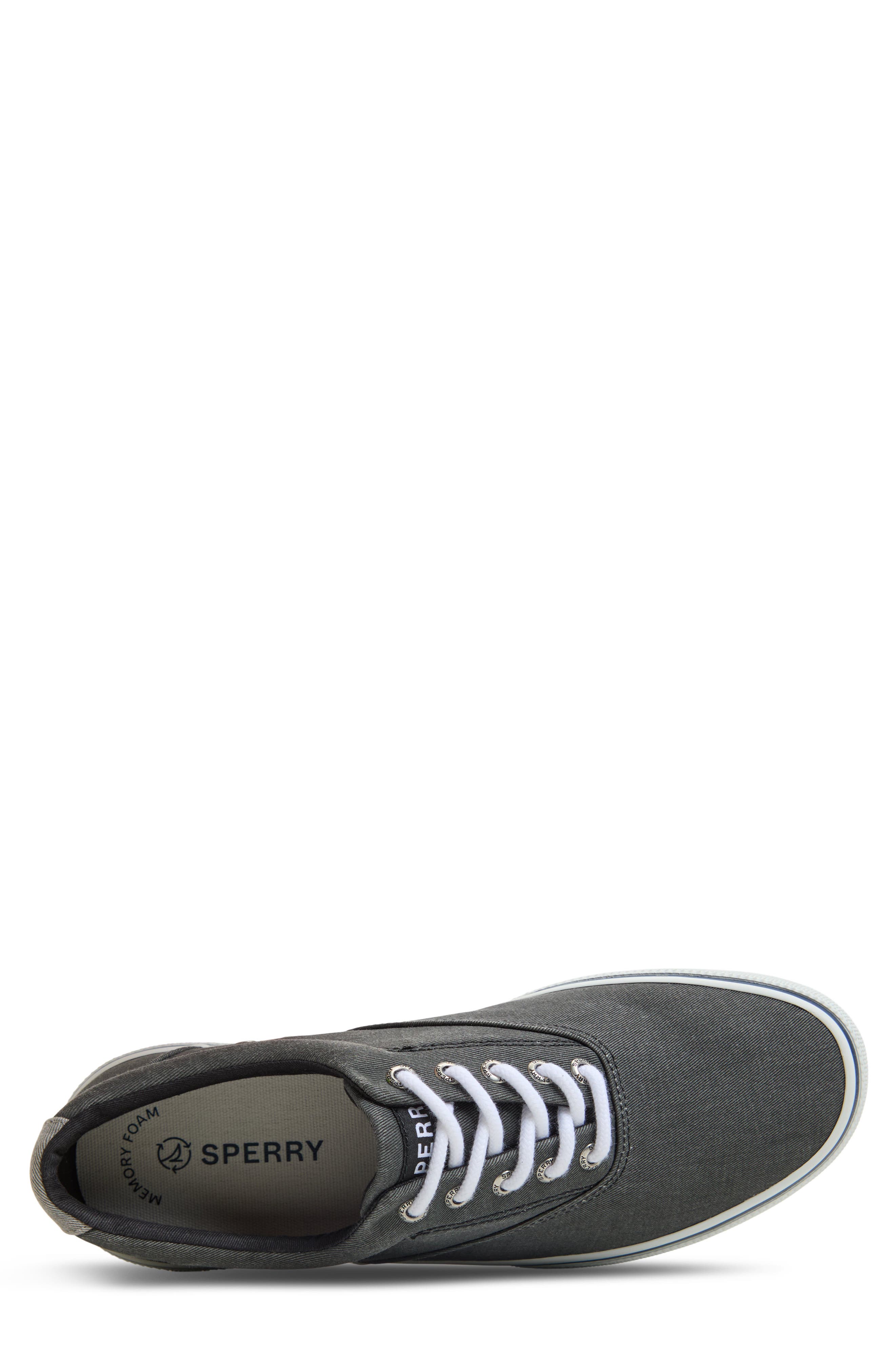Sperry Halyard CVO Sneaker, Alternate, color, Black