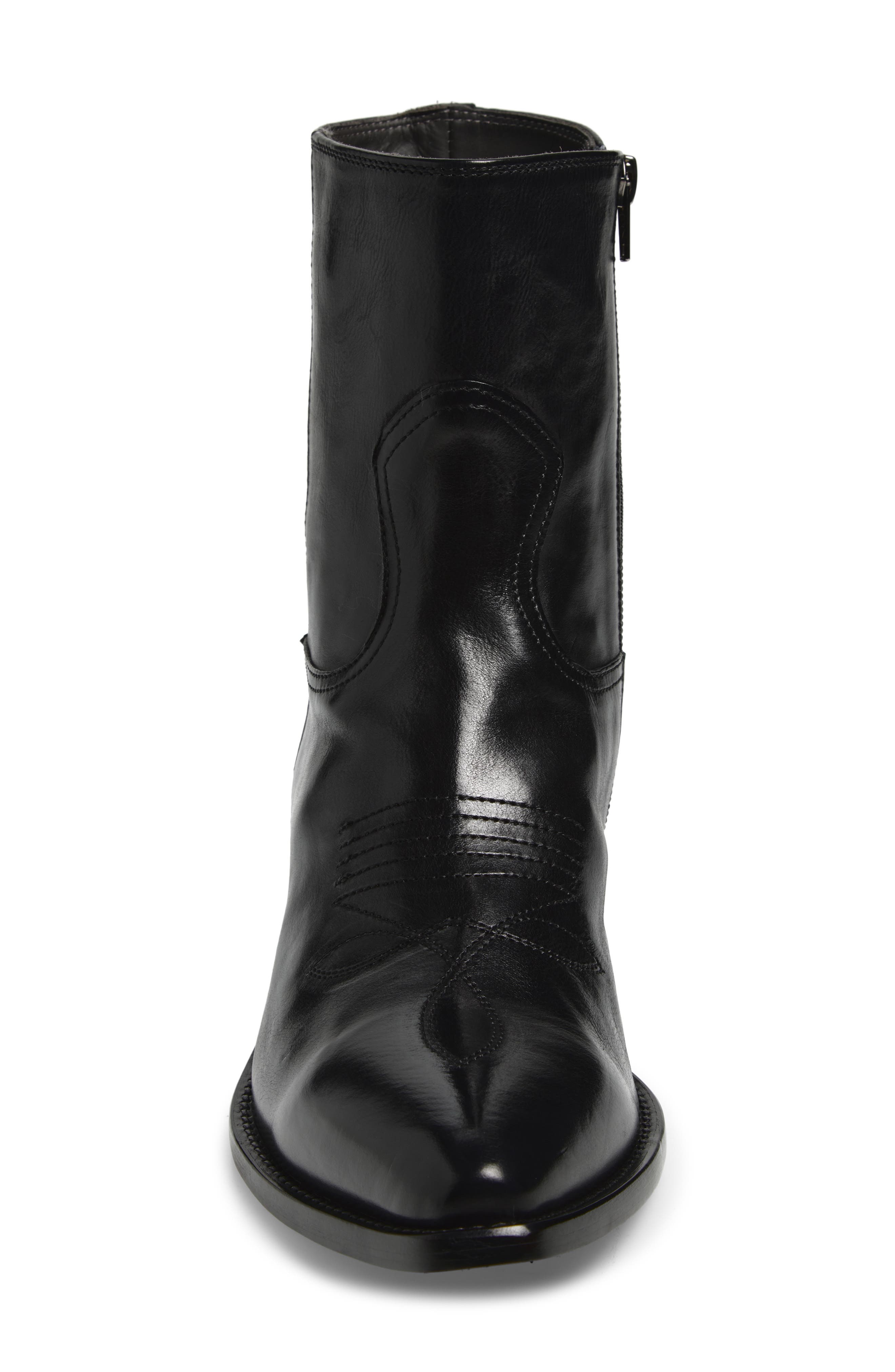TO BOOT NEW YORK Deacon Western Boot, Alternate, color, Todi Nero