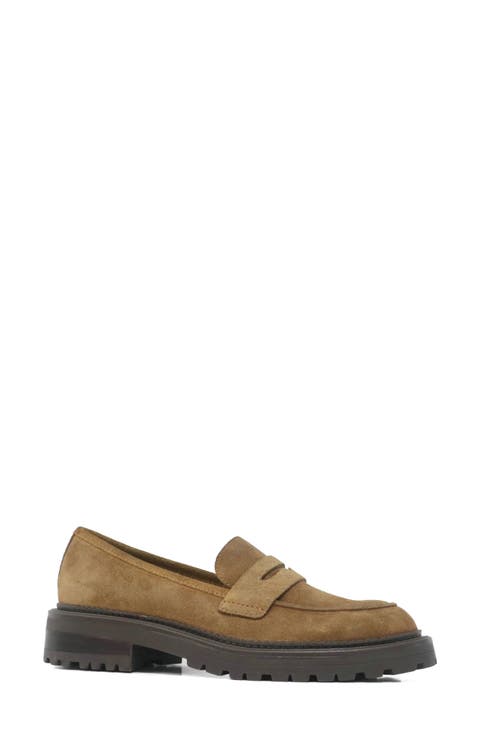 Fatima Lug Sole Penny Loafer (Women)