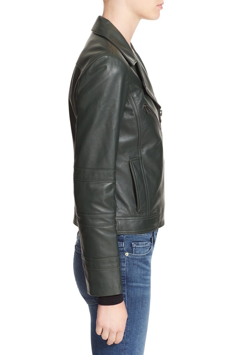 Truth & Pride 'Hip' Leather Jacket, Alternate, color, 
