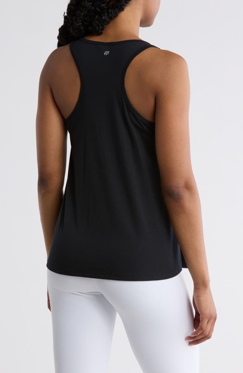 MARIKA Anaya Racerback Tank, Alternate, color, Black