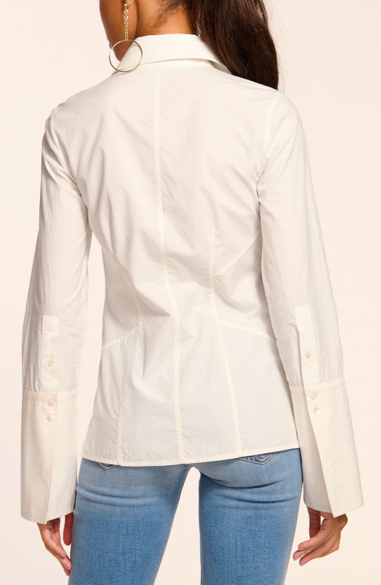 Ramy Brook Jay Poplin Shirt, Alternate, color, White