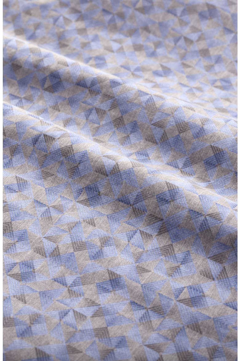 Jimmy OoohCotton® Geo Print Button-Up Shirt, Alternate, color, SAND