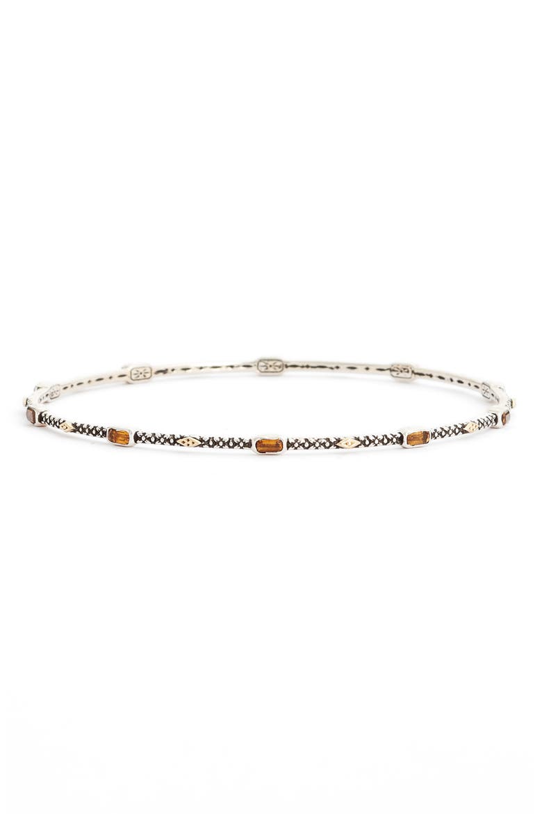 Nemesis Semiprecious Stone Bangle, Main, color, CITRINE
