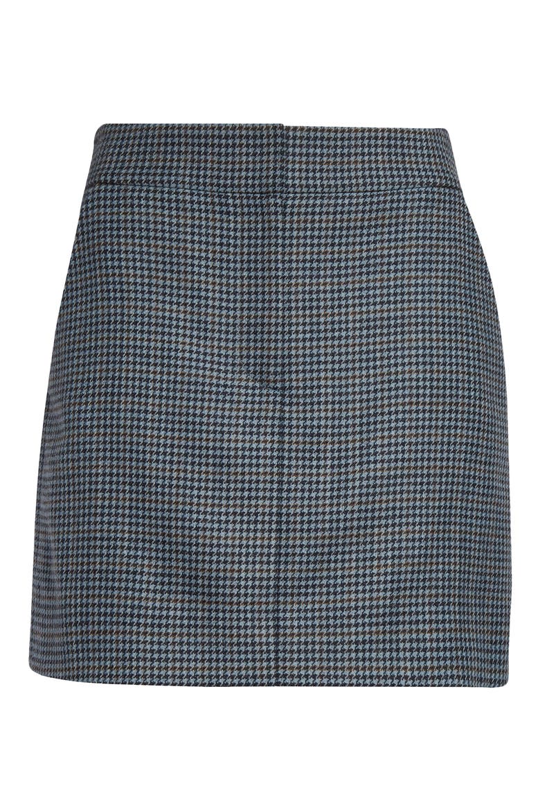 Ford Houndstooth Wool Skirt, Alternate, color, NAVY/ BLUE RIVER MULTI